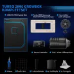 Turbowuchs Turbo2000 120x60x180cm Grow Tent Kits - Image 2