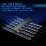 Turbowuchs Turbo5000 Samsung Vollspektrum Einstellbares Spektrum LED Grow Lampe – Bild 2