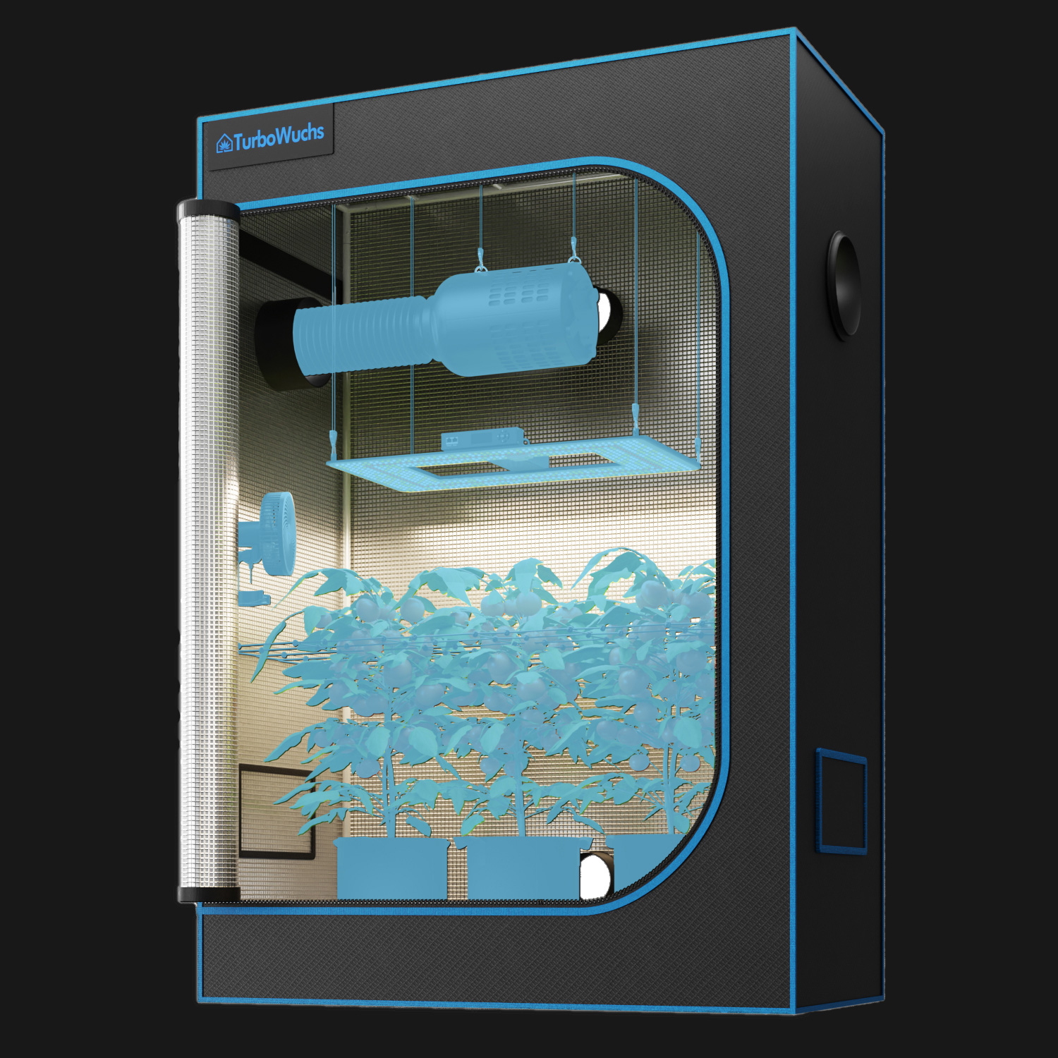 120x60tent 120x60x180 growbox